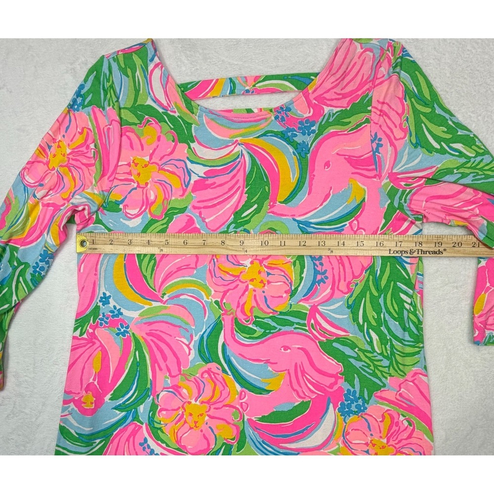 Lilly Pulitzer Women's Size Large Ophelia Swing Dress Tropical Safari - Picture 5 of 7